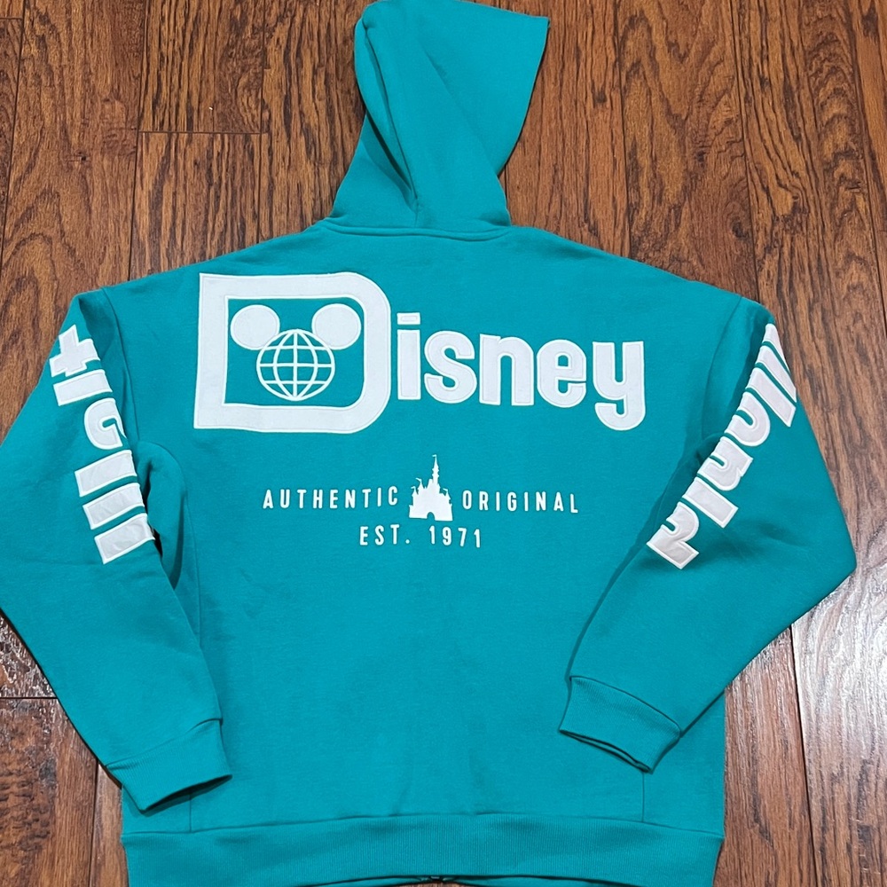 Disney Turquoise Hoodie Sweater for Men